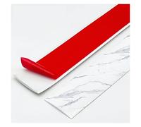 PVC Floor Strip, Floor Transition Strip, Self Adhesive Floor Cover Strips, Carpet To Tile Transition Edging Trim, Wood Grain And Marble Grain Design(White,4CM*1.0M)
