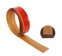 PVC Floor Transition Strip Self Adhesive Laminate Floor Cover Strips Door Carpet Edge Strip, Laminate Profile Flooring Edge Trim Joining Strips for Tile, Wood, Laminate, Joins Gap (3M, Thai Teak)