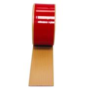 PVC Floor Transition Strip Self Adhesive - Laminate Flooring Threshold Strip for Tile to Laminate Profile Edge Trim (Light Brown, 2m*5cm)