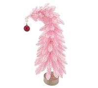 PVC Foldable Crooked Christmas Tree With/No Light Mini Desktop Decor For Holiday Office Party 2026 Decoration lit Pre decorations Craft holiday foldable apartment Festival,Artificial top inch