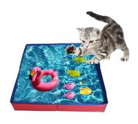 PVC Foldable Dog Swimming Pool - Non-Inflatable Pet Bath Tub for Cats, Puppies, and Small Animals - Space-Saving Design for Home, Garden, Backyard, or Outdoor Pet Care and Washing