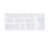 PVC Folding Bikes Protections Film Set for Frame Scratch Resistance Guard Light Weight Frame Protections Sticker Folding Bikes Protectors Guard