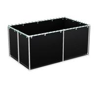 PVC Folding Canvas Fish Pond with Drain Valve, UV Waterproof Tarpaulin for Temporary Holding Tank in Koi and Saltwater Fish Culture