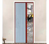 PVC Folding Door, Concertina Door Kitchen Folding Doors Blue Honeycomb Panel Customizable Accordion Interior for Close