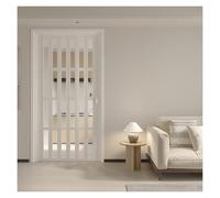 PVC Folding Doors with Acrylic Panel, Accordion Style for Cold Air Lockout, Foldable Room Divider for Bedroom, Kitchen, Bathroom