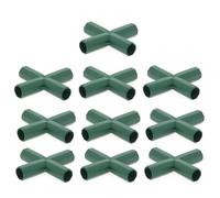 PVC Frame Connector, Greenhouse Fitting Set, Garden Frame Structure Connection, Modular Pipe System Assembly, Robust Mounting Adapter with Secure Pipe Guide Unit, Universal Tent Construction