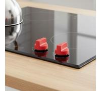 PVC Gas Cooker Knobs 50mm for BBQ Oven PVC Gas Cooker Knobs(Black)