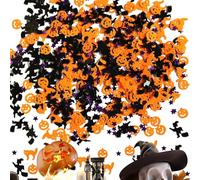 PVC Glitter Confetti - Halloween Sequins, Table Decorations | 15g Glitter Confetti for Halloween Parties, Perfect for Crafts, Projects and Decor