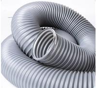 PVC Grey Dust Suction Hose Pipe with Inside Diameter 25-100mm for Vacuum Systems(2 Meter,Inner Diameter 70mm)