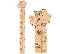 PVC Growth Chart - Animal Shaped Printed Height Ruler Wall Measuring Scale Educational Growth Scale Decorative PVC Illustration Funny Wall Decor | For