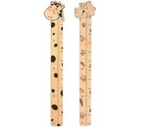 PVC Growth Chart - Decorative Height Stripe, Long Vertical Measuring Panel, Cartoon Graphic Rise Meter Sheet, Wall Display Height Indicator | Home Childhood Progress Tracking Scenario Accessory