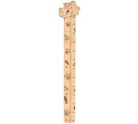 PVC Growth Chart, Kids Height Ruler, Measurement Decor, Cartoon Animal Design, Waterproof PVC Material, 79 Inch White, for Nursery and Bedroom Wall Use, Development Log