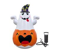 PVC Halloween Inflatable Decoration, Freestanding Pumpkin Character Wobble Accent, 51.2 in for Fall Party Display Storefront Seasonal Display Fall Decoration