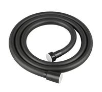 PVC Handheld Shower Head Hose Universal Flexible Anti Winding Explosion-Proof Water Tube Bathroom Faucet Extension Pipe(Black,300cm)