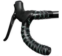 PVC Handlebar Tape for Road Bikes with Integrated Shock Absorption Technology and Texture to Enhance Grip Under Wet or Dry Conditions (Black And Blue)