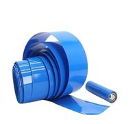 PVC Heat Shrink Tube for 18650 21700 26500-1M Blue Cable Sleeve, 70mm 80mm 450mm 500mm 530mm Widths 1pcs(500mm)