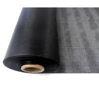 PVC Heavy Duty MESH Fabric 220GSM Polyester Black 79"/200CM Wide X 1M (Black)