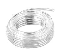 PVC Hose, 8 mm Inner Diameter, 12 m Length, Flexible Transparent Water Hose, Plastic Hose Can Be Cut to Size for Aquarium Hose, Petrol Hose, Air Hose, Condensate Hose (Outer 10 mm)