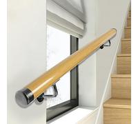 PVC il 50-600cm for Indoor Stairs, Wall-Mounted Railing with Bracket, Safety Grab Bar for Kids & Seniors, Non-Slip Stair Railing for Hallway