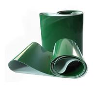 PVC Industrial Conveyor Belt Replacement, Green Material Handling Conveyor Belt, Durable and Wear Resisrant, Suitable for Packaging, Logistics, Manufacturing(20x230cm)