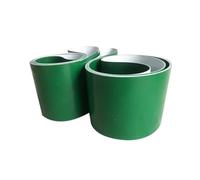 PVC Industrial Conveyor Belt Replacement, Green Material Handling Conveyor Belt, Durable and Wear Resisrant, Suitable for Packaging, Logistics, Manufacturing(0.5x4.5m/20x177in)