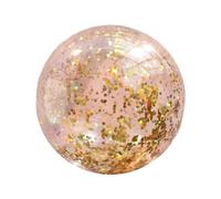 PVC Inflatable Beach Balls - Glitter Inflatable Beach Ball, Glitter Transparent Confetti for Outdoor Sports | Pool Toys Accessories Pho