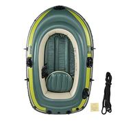 PVC Inflatable Boat, 2 Person Kayak Canoe, Fishing Diving Boat Includes Pull Rope Repair Kit with 200 kg Capacity for Rivers Lakes Ocean Air Kayak
