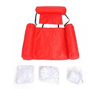 PVC Inflatable Foldable Floating Row, Swimming Pool Water Hammock Lounger Chair, Quick Inflation and Deflation, Lightweight PVC Material for Summer Relaxation in Pool or Be