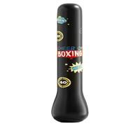 PVC Inflatable Punching Bag for Kids, 63" Free Standing with Stable Base, Gloves & Air Pump for Boxing, Karate, Taekwondo