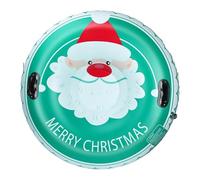 Pvc Inflatable Ski Ring Inflatable Skis, Sleds, Dual-purpose for Slides and Snow Trails, Winter Outdoor Sports, Suitable for Children and Adults Santa Claus