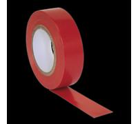 PVC Insulating Tape 19mm x 20m Red Pack of 10
