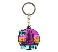 Pvc key ring Jinx Cyberpunk 2077 Nightcity Violet TU