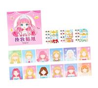 PVC Kids Dress Up Sticker Book Activity Set with Multiple Costume and Scene for Creative Learning Activity for Children