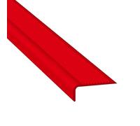 PVC L-Shaped Stair Nosing Edge Trim, Self-Adhesive Non-Slip Stair Edging for Indoor and Outdoor Use, Durable Step Nose Edging for Decking and Stairs, 3.3ft