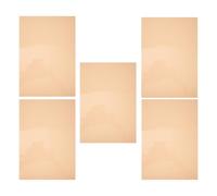 PVC Light Filter Sheets 5 Pack Orange for Lamps and LED Panels | PVC Plastic, 29.7x21x0.1cm Sheets, Breakage Resistant, for Stage Performance and Photography