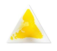 PVC Liquid Triangle Play Mat - Sensory Floor Tiles for Baby Crawling, Tactile & Motor Skill Development(Single yellow,20 * 17 * 0.24in)