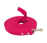 PVC Long Dog Leashes Cat Traction Lead Rope Candy Color Outdoor Short Pet Leash Blue Red Yellow(Dark Pink,15m)