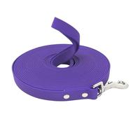 PVC Long Dog Leashes Cat Traction Lead Rope Candy Color Outdoor Short Pet Leash Blue Red Yellow(Purple,15m)