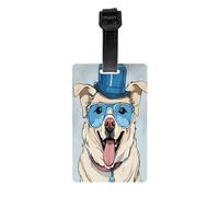 PVC Luggage Tags for Suitcases TSA Approved, French Bulldog Luggage Identifiers for Travel Bags Unique Compact Lightweight Baggage Tag for Suitcases Backpacks, Id Tag Baggage Tags for Air Travel