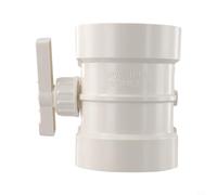 PVC Manual Air Volume Control Valve for Exhaust and Ventilation Ducts with Effective Airflow Regulation and Pressure Resistant Build (110mm)