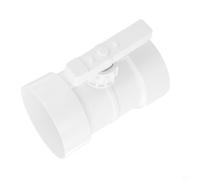 PVC Manual Air Volume Control Valve for Ventilation & Exhaust Ducts, 75-315mm Sizes, Pressure-Resistant, Wear-Resistant Flow Regulator (White)(315mm)