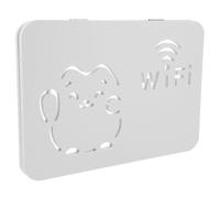 PVC Network Enclosure Cover for Home Office Cable Management | White Decorative Panel, Quick Install and Tool-free Removal, Tidy Walls for Media and Network Cables
