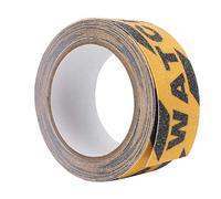 PVC Non Slip Stair Tread Tape with Mind the Step Warning Sign and Abrasive Adhesive for Outdoor Concrete Steps 5M