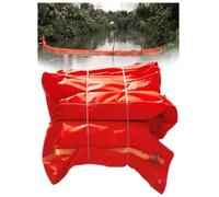 PVC Oil Boom,Heavy-Duty PVC Floating Oil Boom - Customizable Sizes, Reusable Spill Containment Barrier for Ports, Rivers & Marine Use (32.8ft x 17.7in)