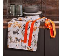 PVC/Oilcloth Apron Ulster Weavers Dog Days 100% Cotton Grey