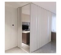 PVC Panel Folding Partition Door, Space-Saving Interior Solution for Basement, Shower, and Closet Room Dividers