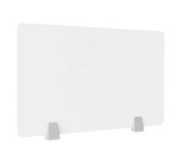 PVC Partition Panel for Test Centers & Libraries Study Area Desk Divider with Clamps Privacy Table Panel Countertop Size (L x H: 50CM x 35CM)