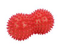 PVC Peanut Spiky Massage Ball Back Foot Massager Ball Fitness Muscle Massaging (Red)