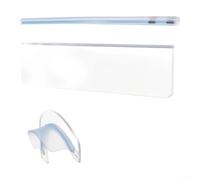 PVC Pee Shield Guard for Adults Blue 25.5cm | Prevents urine for splash, keeps bathroom clean, solution, fits standard seats, quick wipe clean