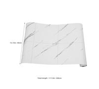 PVC Peel and Stick Vinyl Flooring Roll, Waterproof Marble Grain | Self Adhesive Floor Sheet, Anti Slip Texture, Easy DIY Makeover for Kitchen and Bedroom Floors